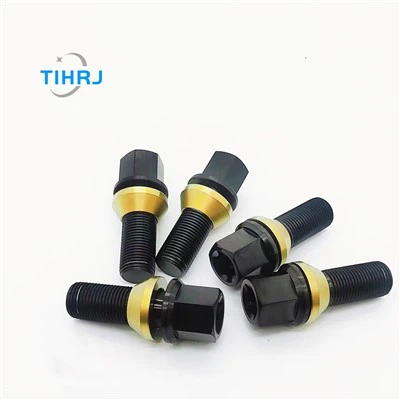 Boulon de roue en titane M14 X 1,25 X 28 pour BMW